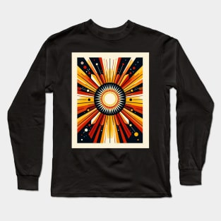 Radiant Brilliance: Solar Flare Symphony Long Sleeve T-Shirt